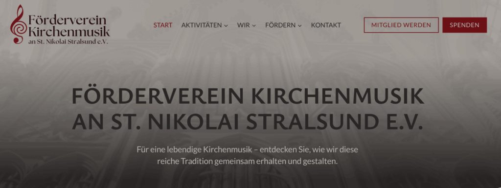 Startseite Foerderverein Kirchenmusik